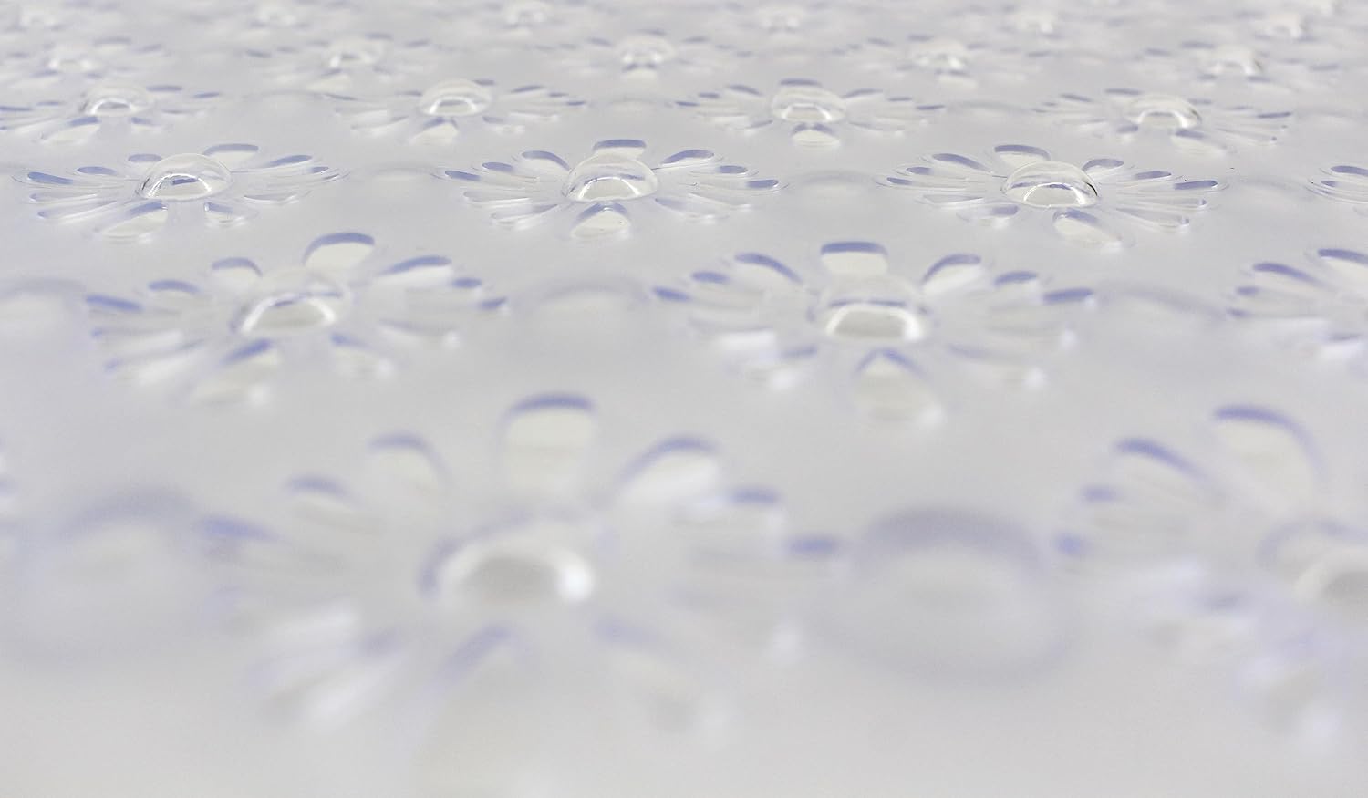 Splash Home Clear PVC Non-Slip Bathtub Mat