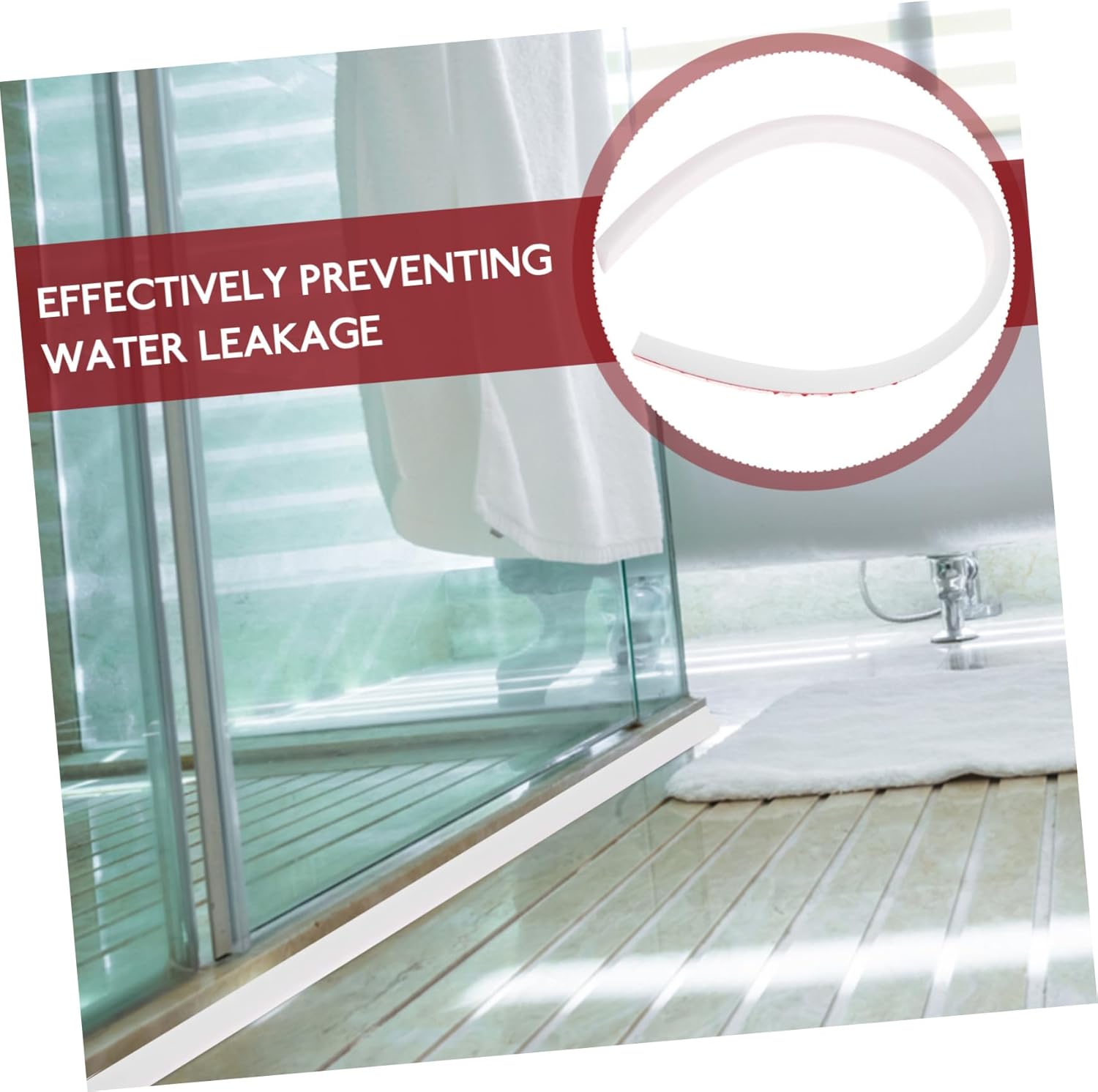 DIYEAH Shower Water Dam Floor Seal Barrier