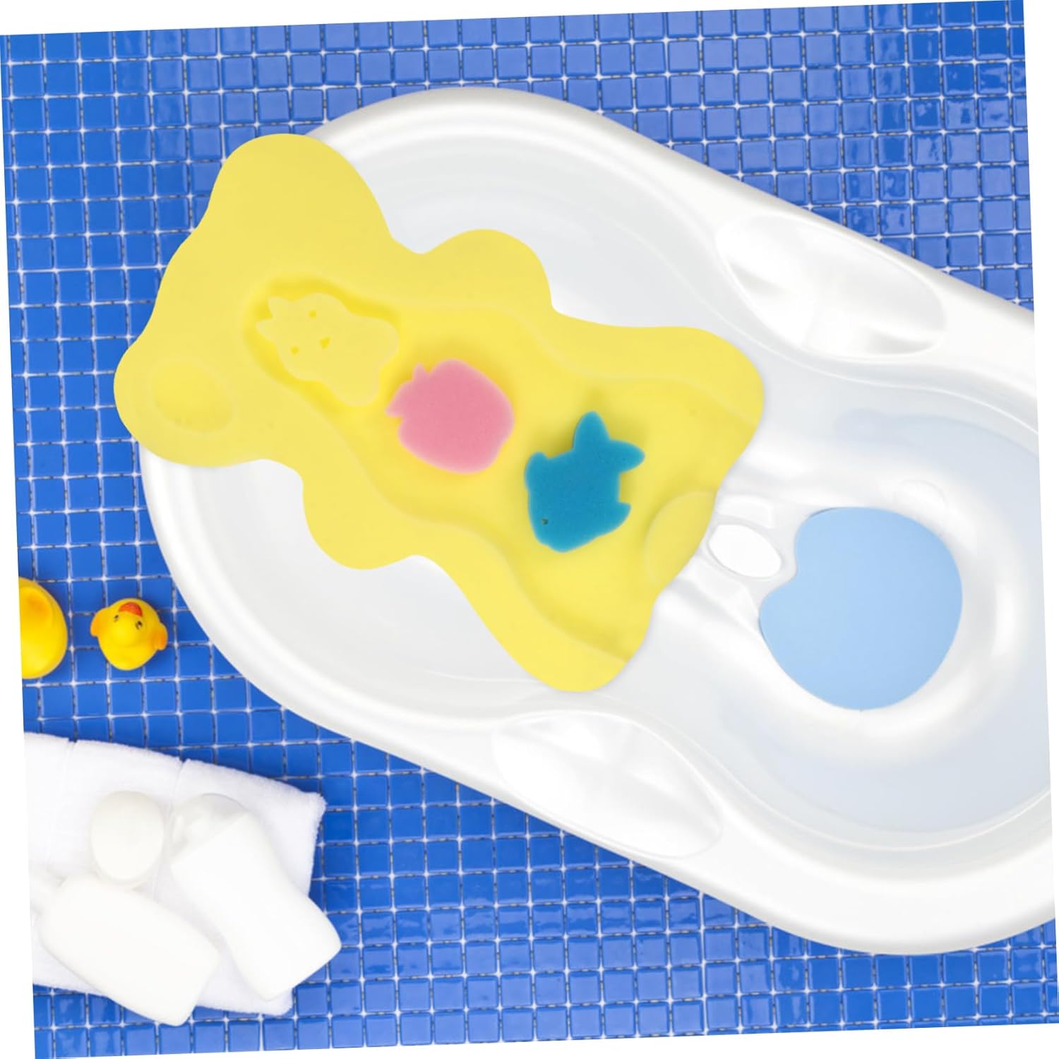 Non-Slip Bath Mat Sponge Cushion for Newborns