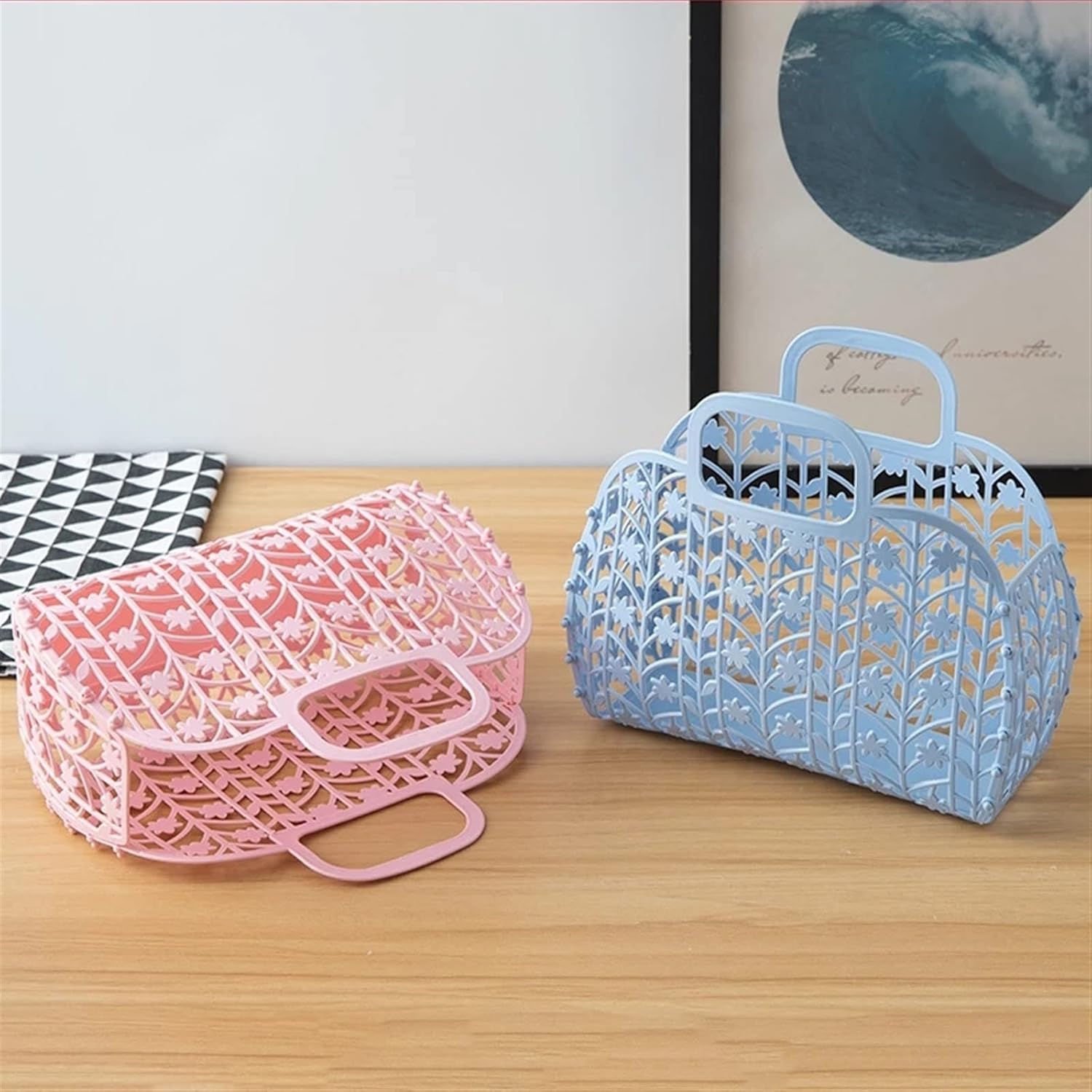 5PC Detachable Shower Basket Plastic Storage Organizer