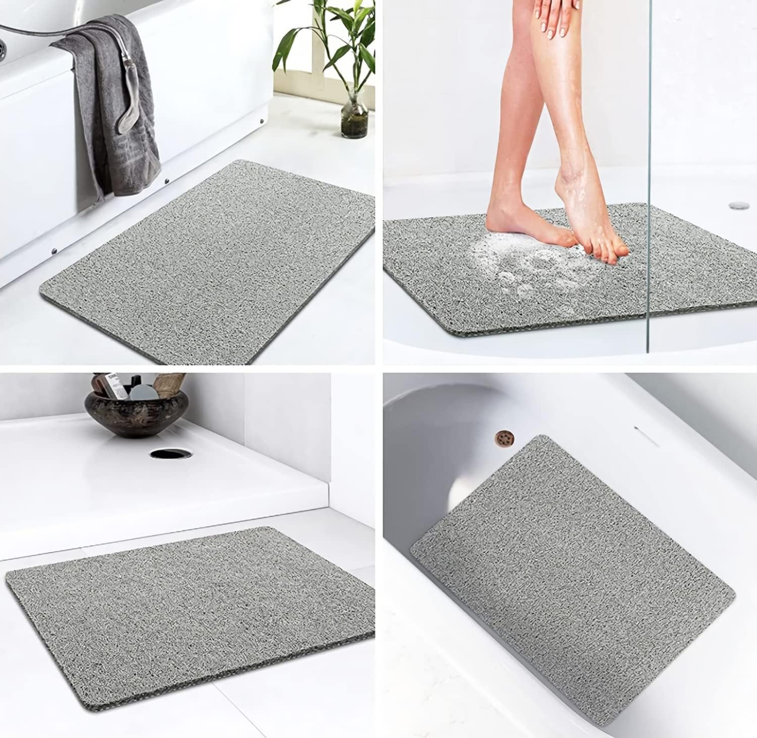 ROIMOE Non-Slip Shower Mat 24x16 Inch