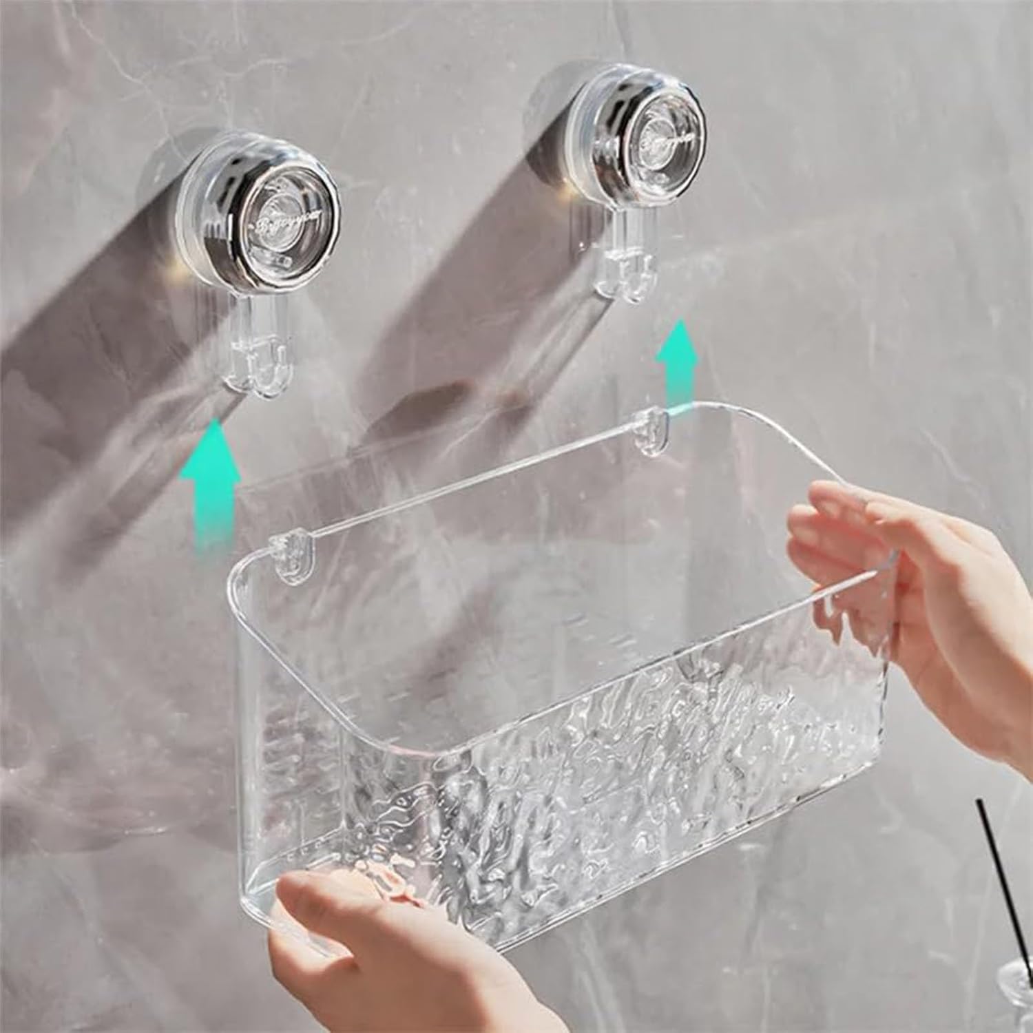 Light Luxury Style Suction Cup Shower Caddy