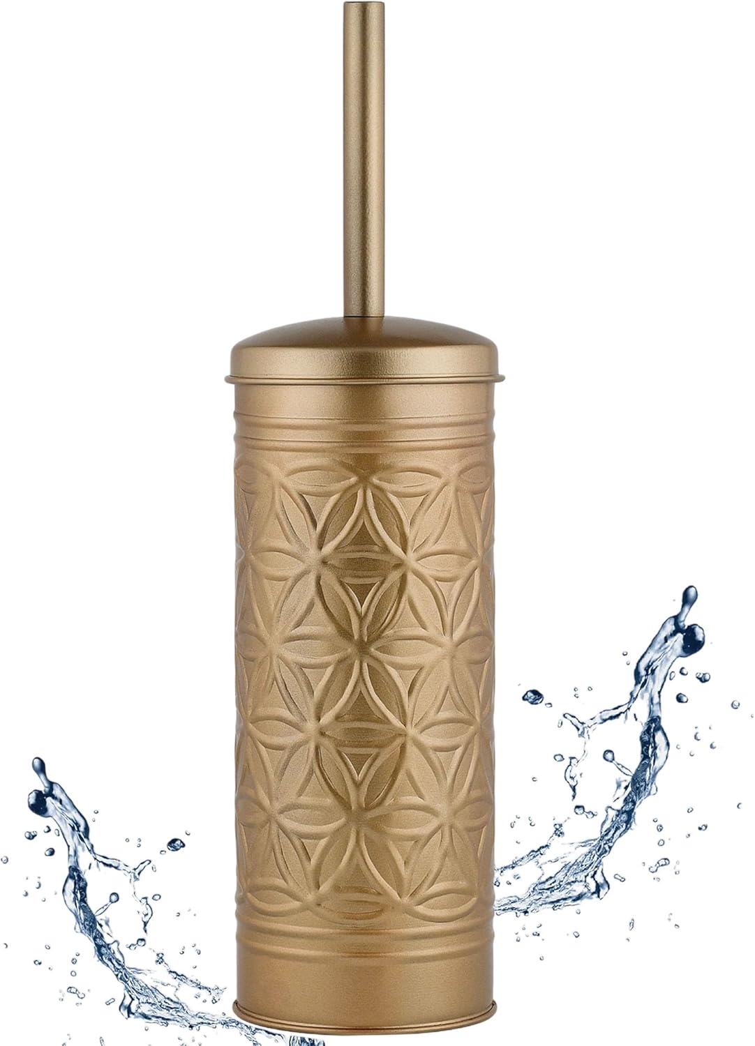 Autumn Alley Brushed Gold Toilet Brush Set