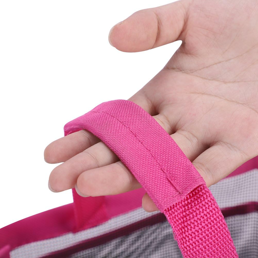 SIQITECHNO Mesh Shower Caddy with 8 Pockets Portable Tote Bag