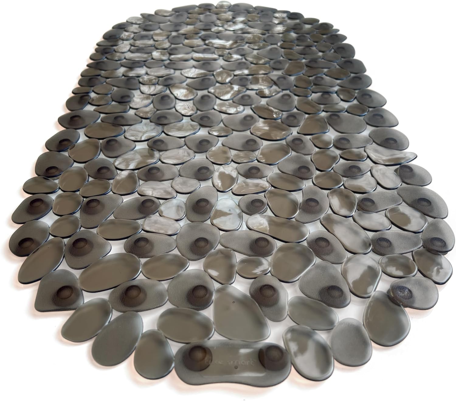 TIKE SMART Pebbles Non-Slip Bathtub Mat 27x14 Oval