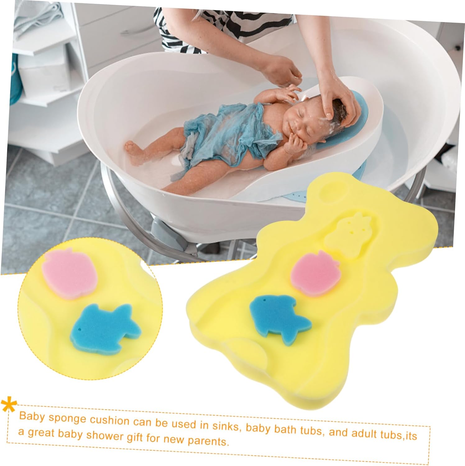 BESPORTBLE Soft Skid-Proof Bathtub Cushion