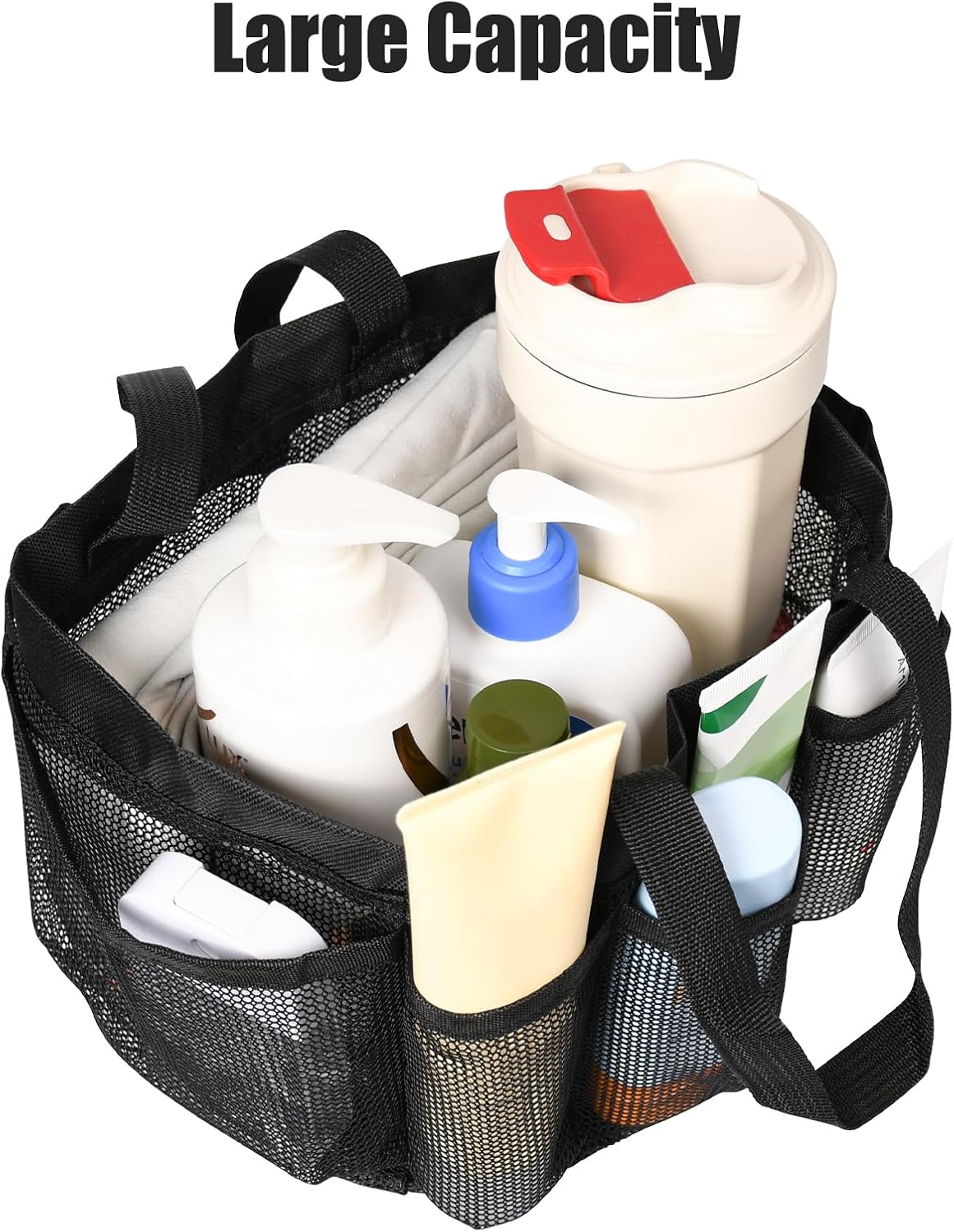 Pumwoy 2 Pack Mesh Shower Caddy Portable Dorm Essentials
