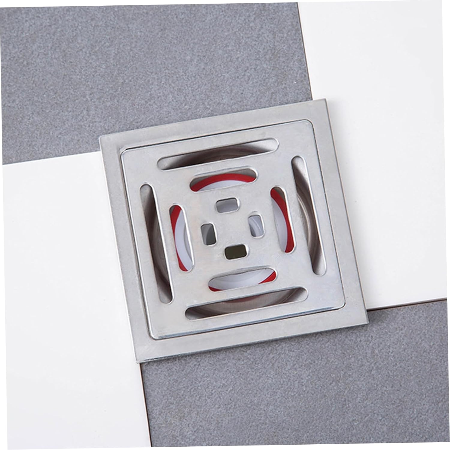 2PCS Floor Drain Backflow Preventer with Anti-odor and Antiblocking Function