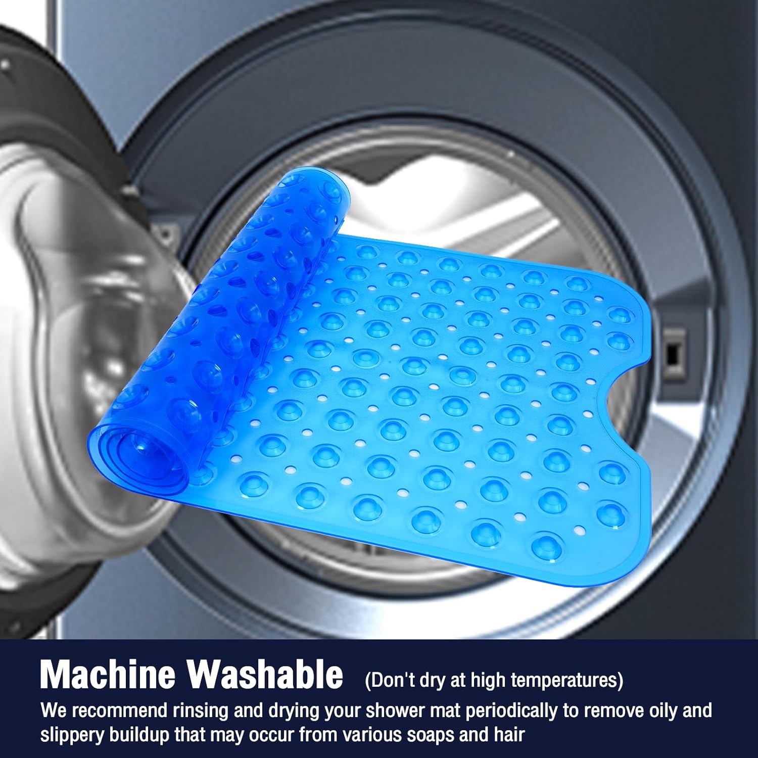 Naoloture Extra Long Non Slip Bath Mat