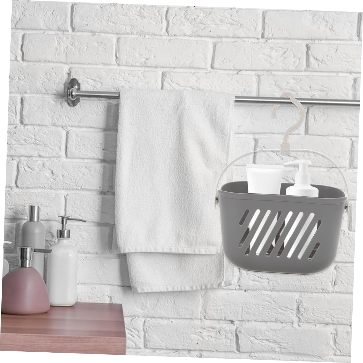 Ciieeo Hanging Shower Basket Modern Bathroom Accessory
