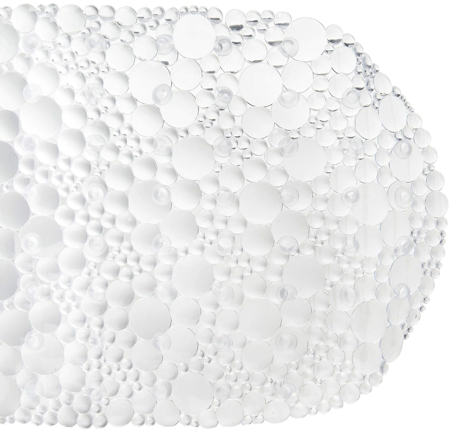 Splash Home Pop Bathtub Mat Non-Slip PVC - Clear