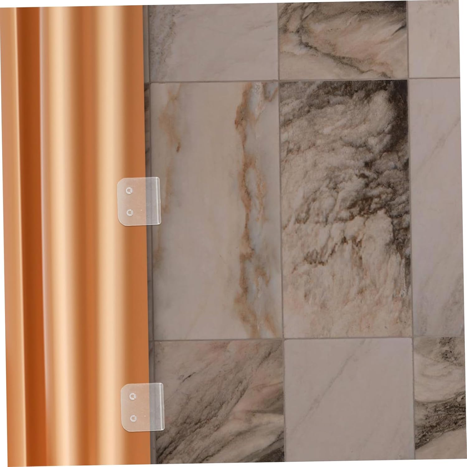 MAGICLULU No Drilling Shower Splash Clips for Curtain and Water Guard