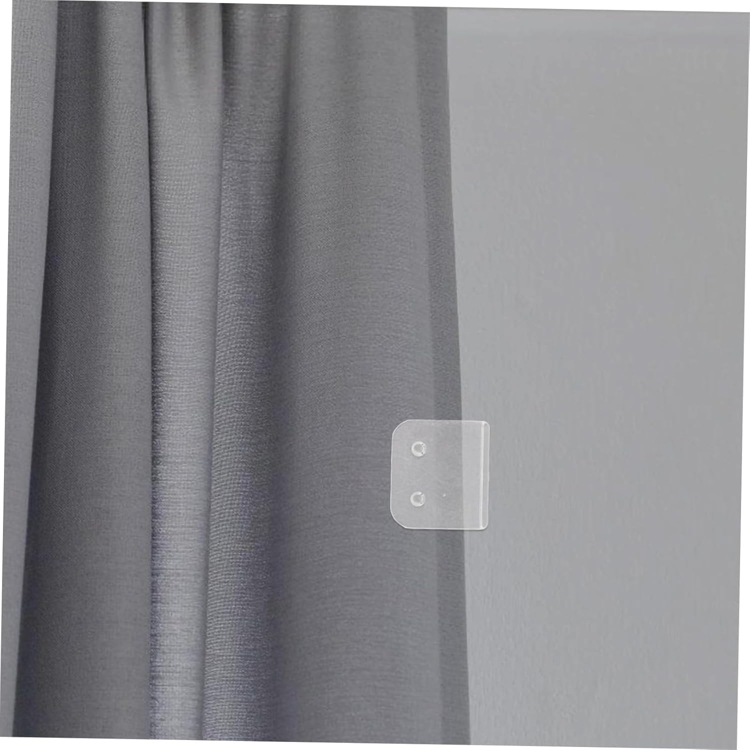 HEALLILY 4Pcs Transparent Shower Curtain Clips 1