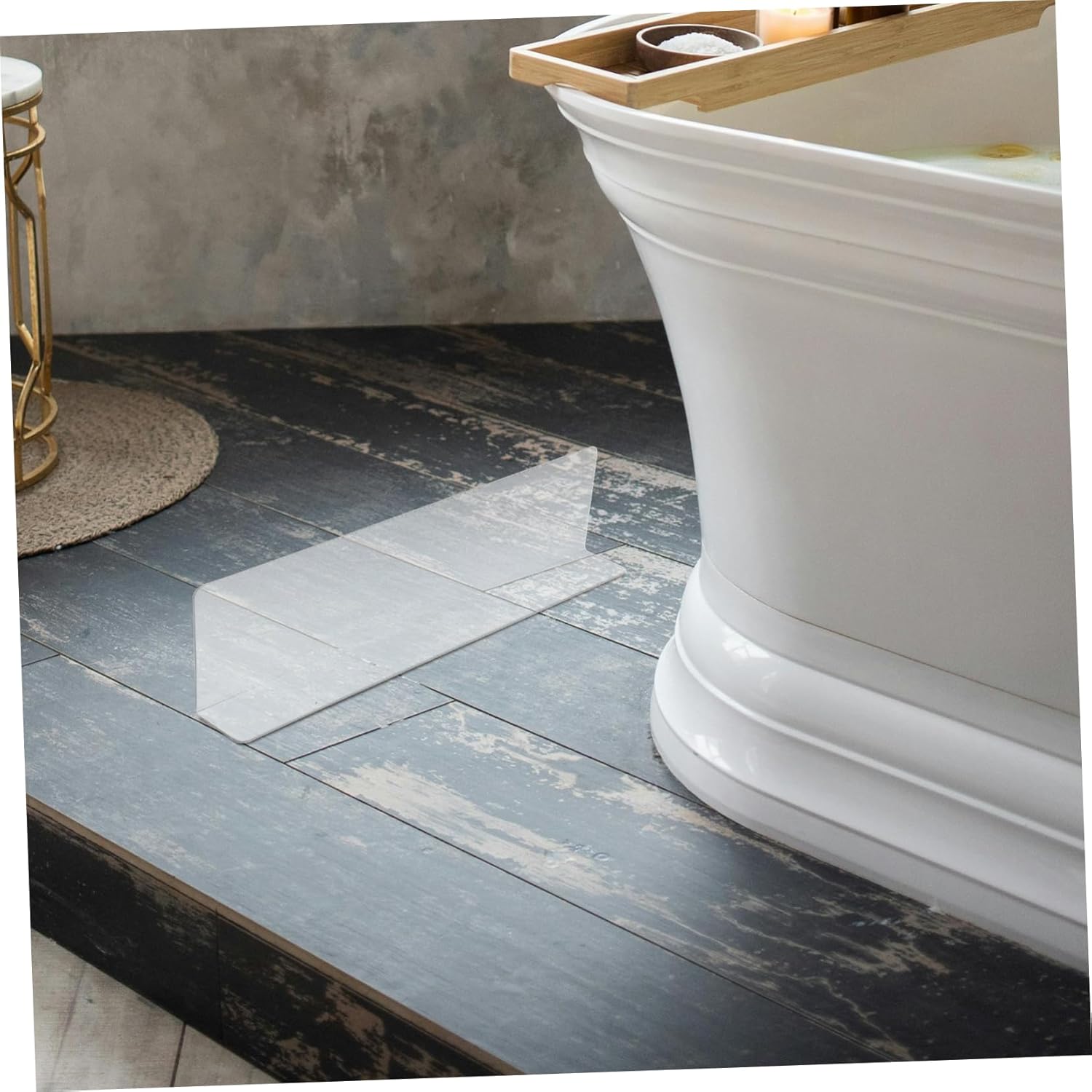 UKCOCO Shower Water Guard PVC Barrier for Tub and Bathroom Floors