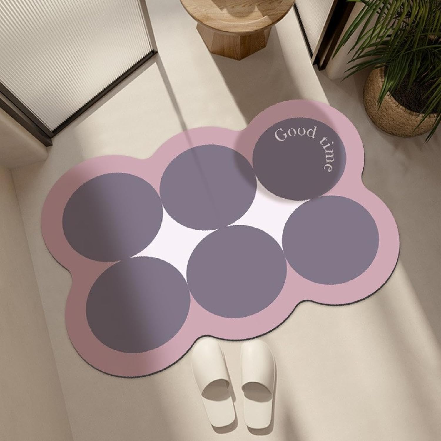 Diatomaceous Earth Bath Mat - Non Slip Fast Drying Easy to Clean