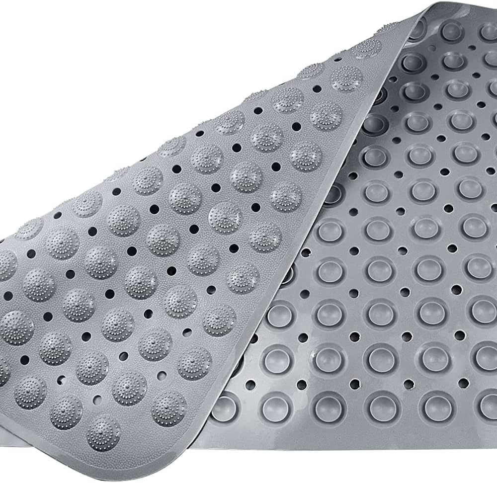 Non-Slip Bath Mat with Suction Cups for Shower Stall