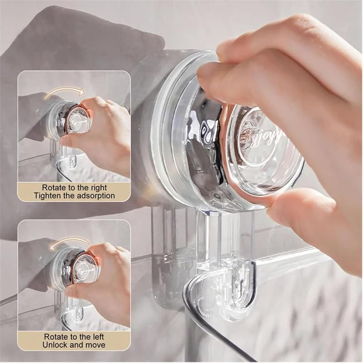 Light Luxury Style Suction Cup Shower Caddy