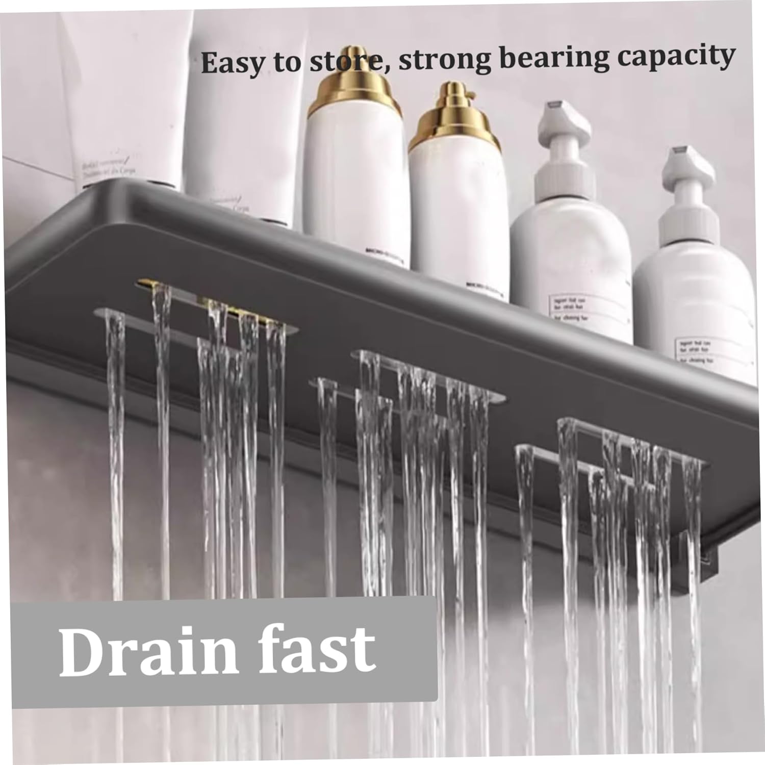 CurcKua Folding Shelf Double Layers No Drilling