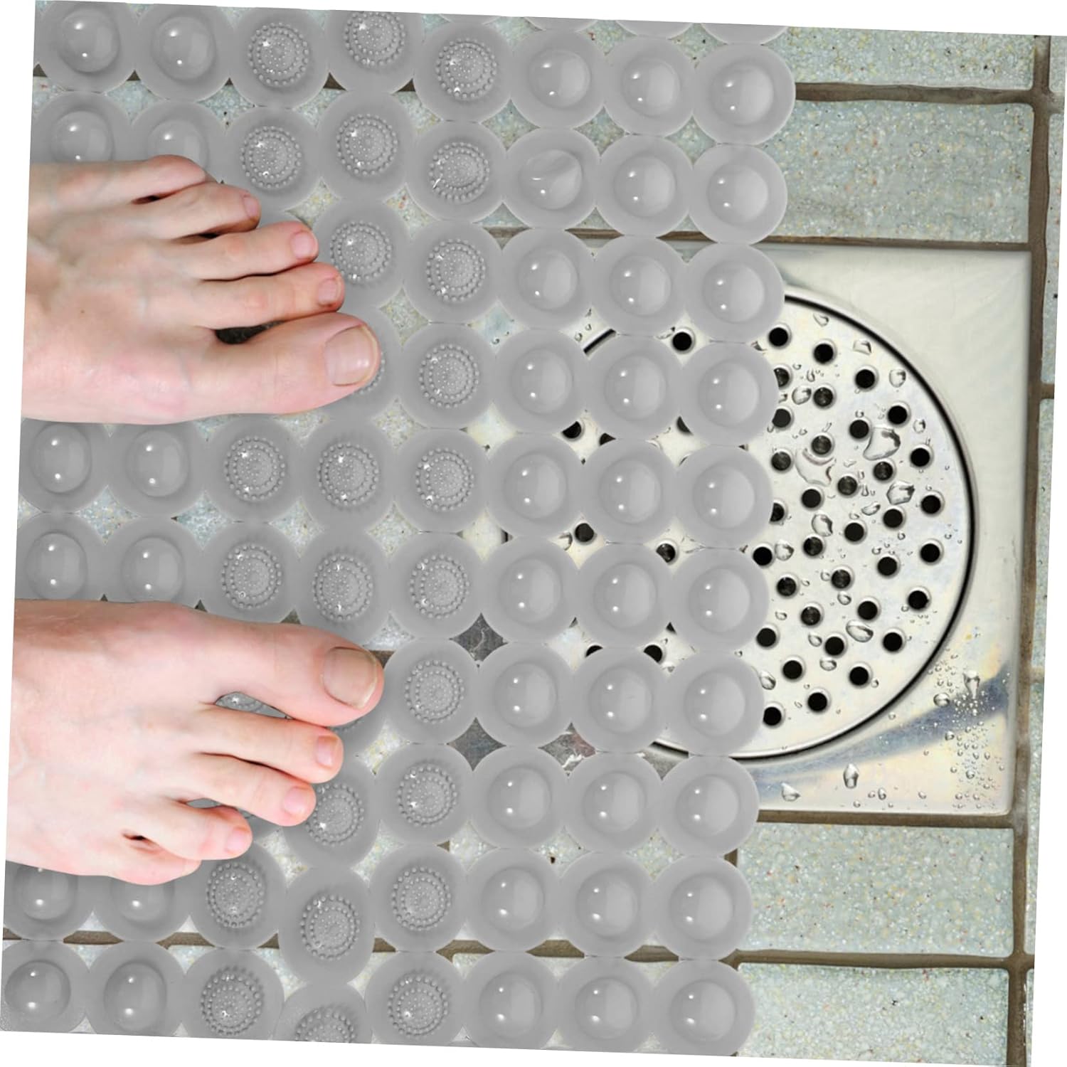 Ciieeo Non Slip Bath Mat with Massage Function
