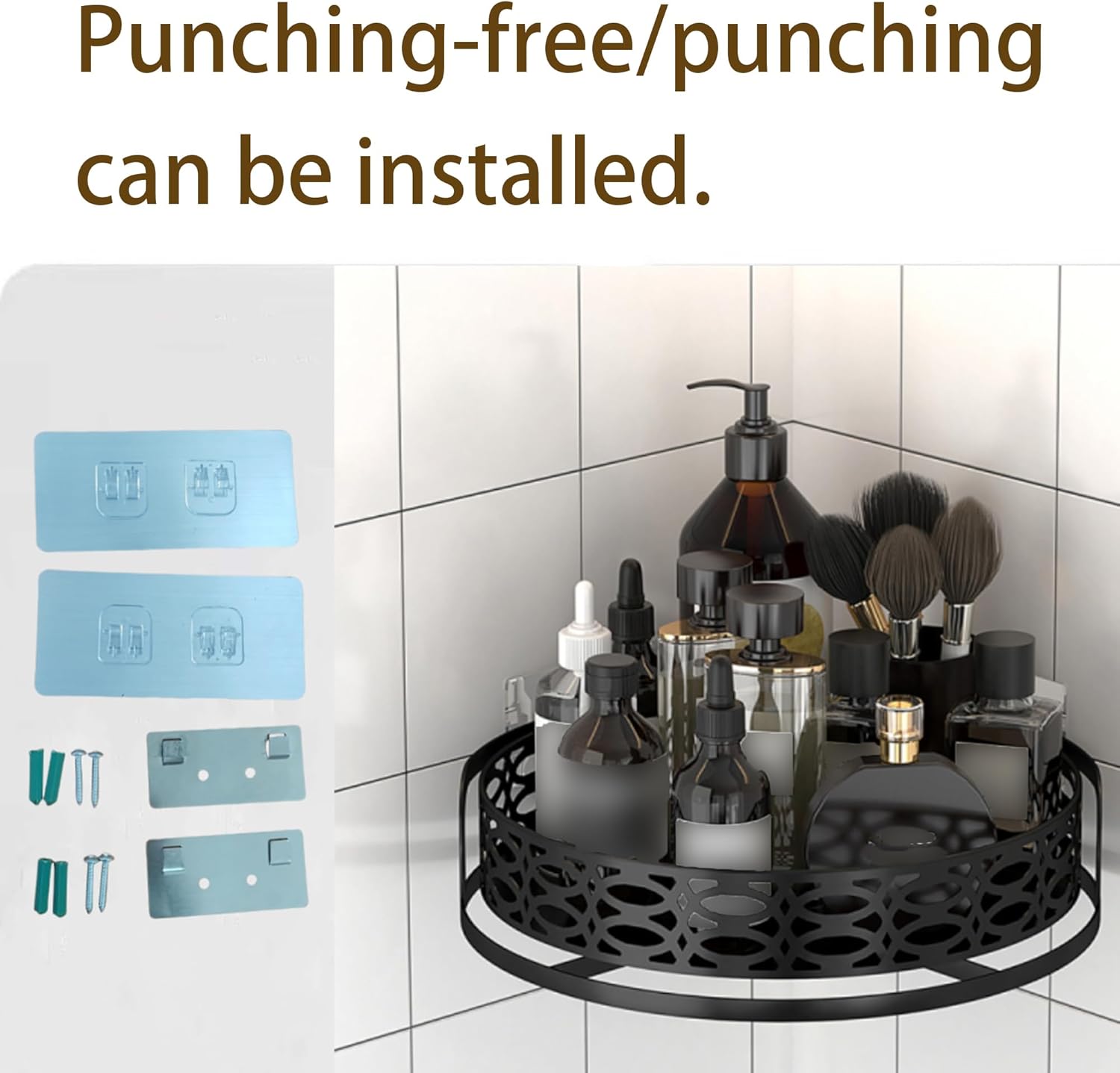 MYHMDICO 360 Rotating Corner Storage Tray