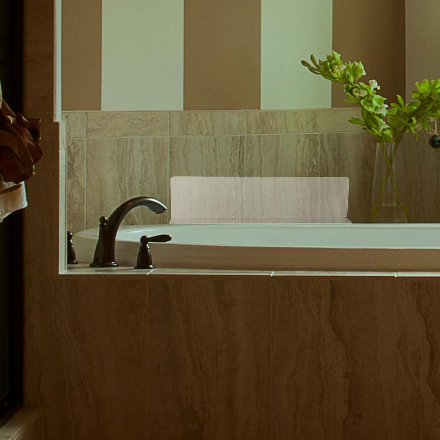 FIXOSHEE Corner Splash Guard for Bath and Shower