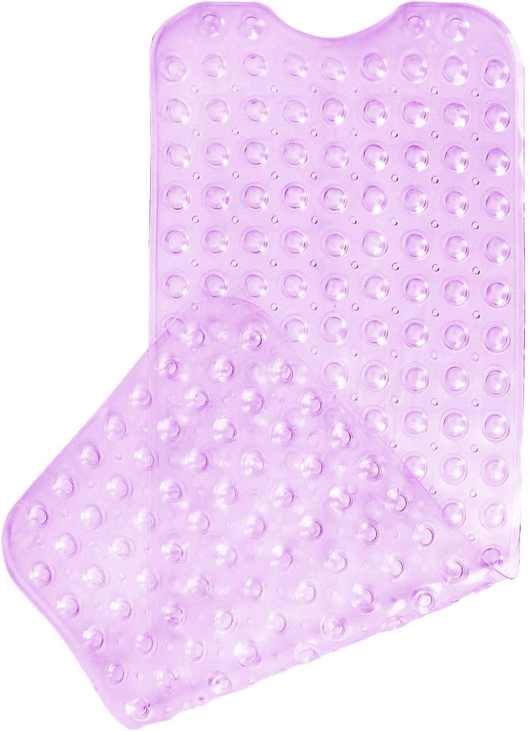 SOUGAO Extra Long Non-Slip Bathmat with Suction Cups