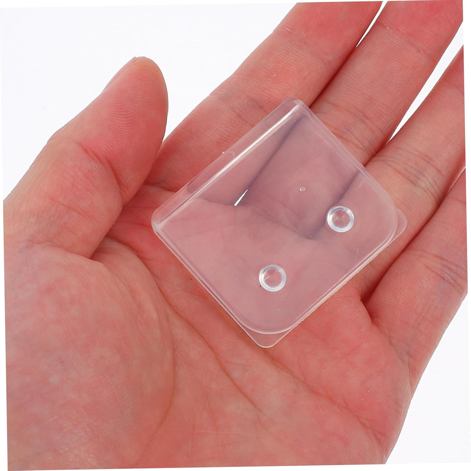 HEALLILY 4Pcs Transparent Shower Curtain Clips 1