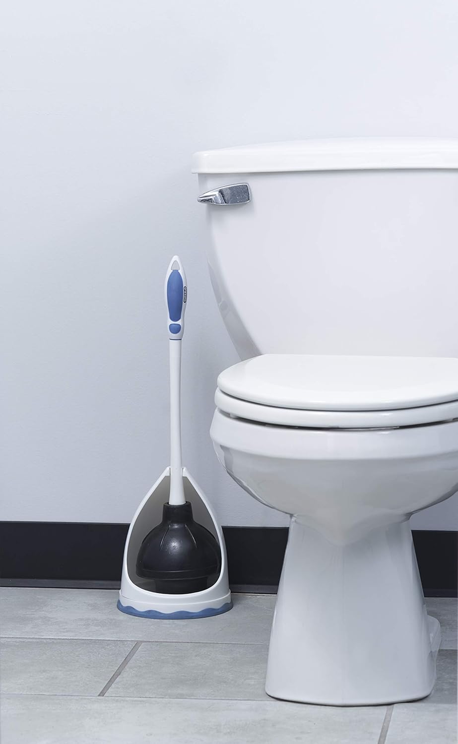Superio Toilet Brush with Flange Plunger Set