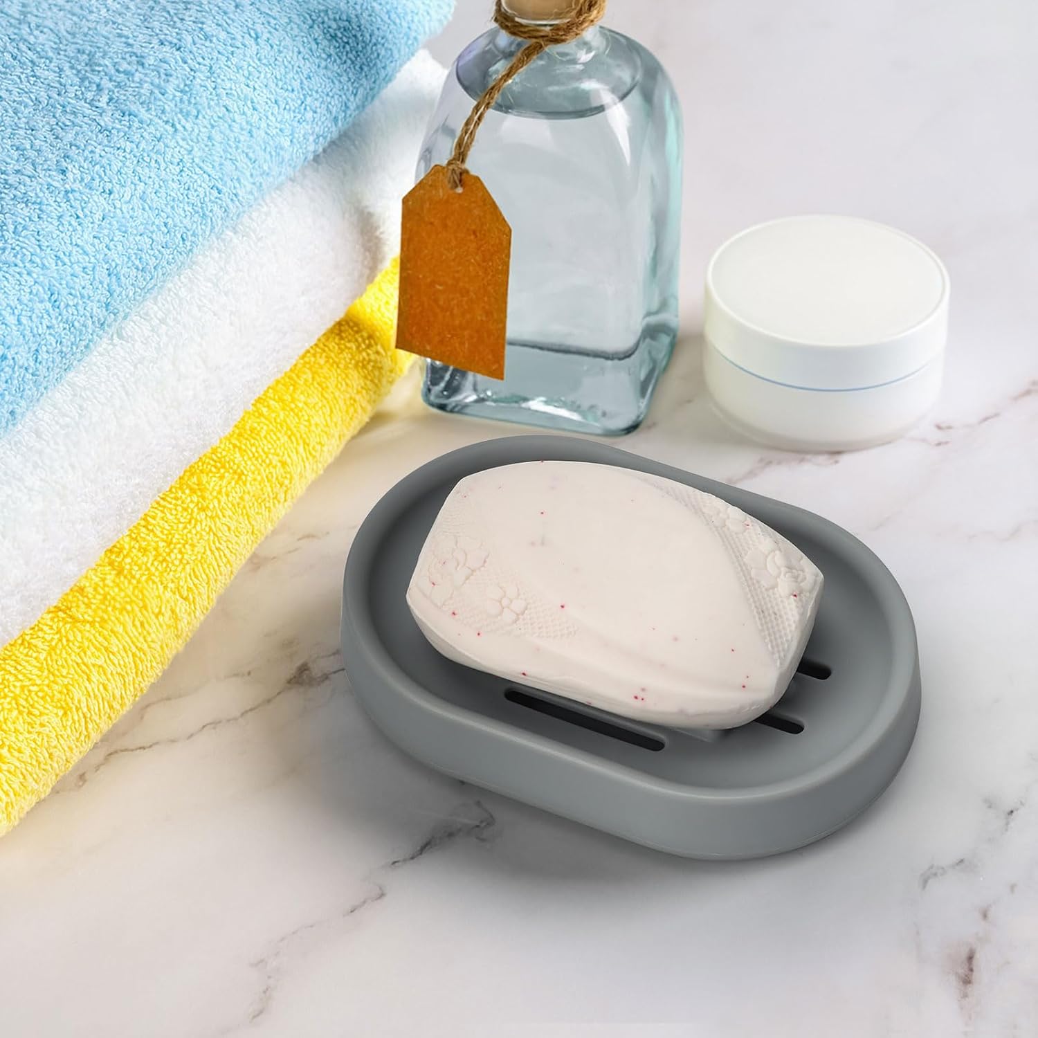 Topsky 2 Pack Soap Dishes with Drip Tray 1