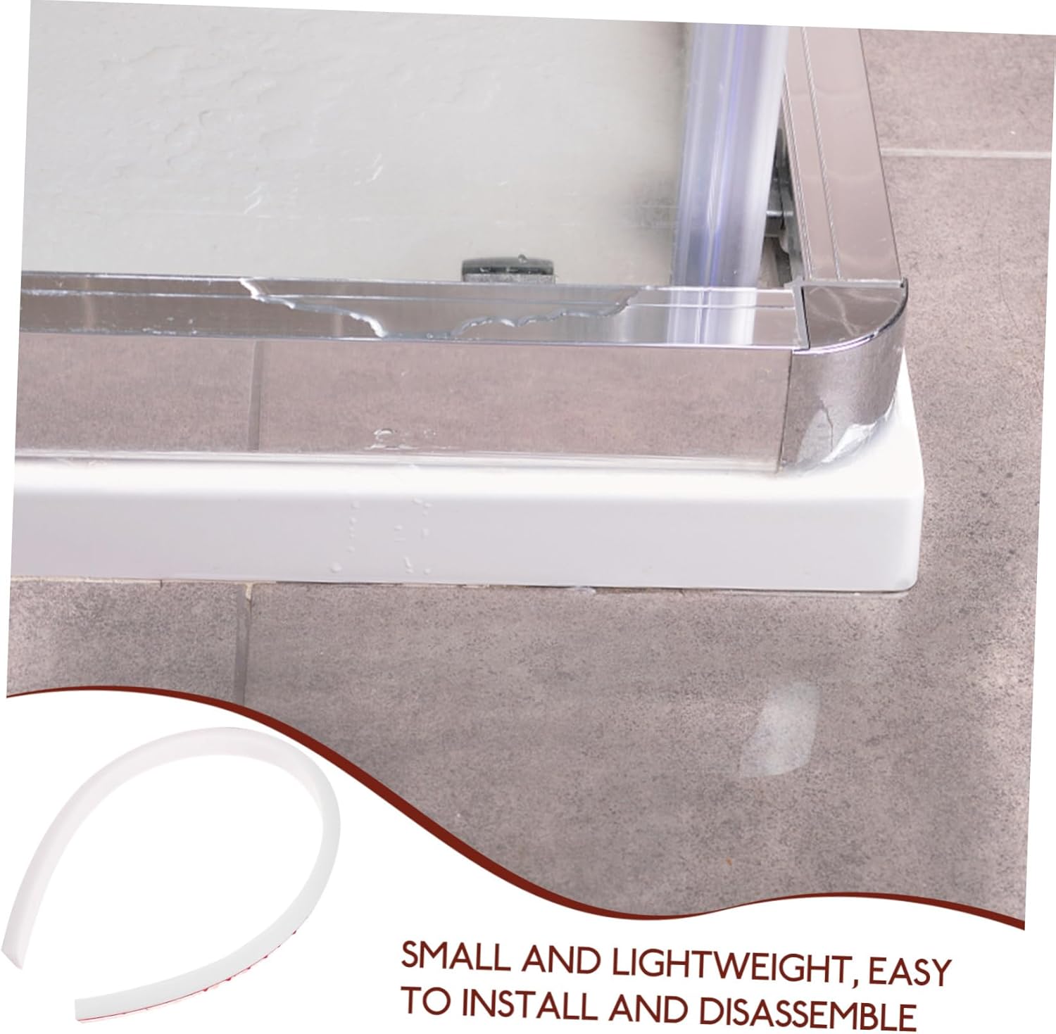 DIYEAH Shower Water Dam Floor Seal Barrier