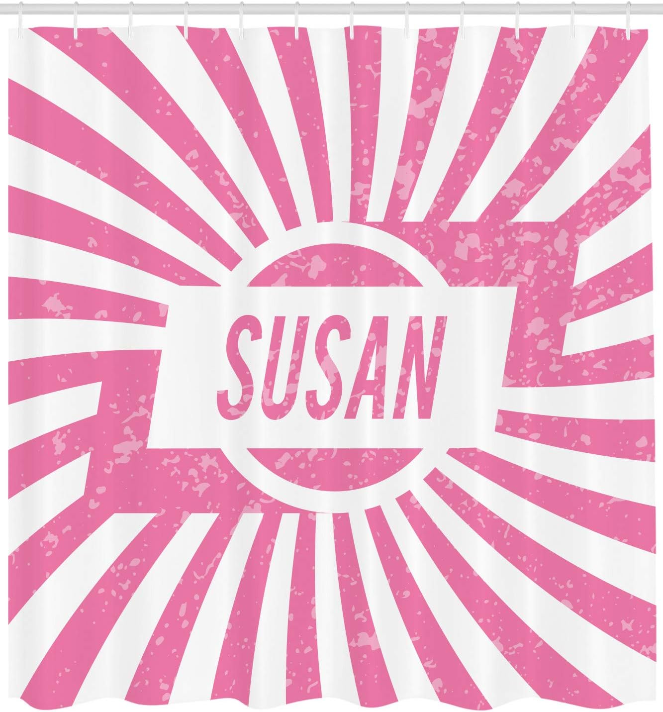 Ambesonne Susan Shower Curtain Set with Hooks 69x75