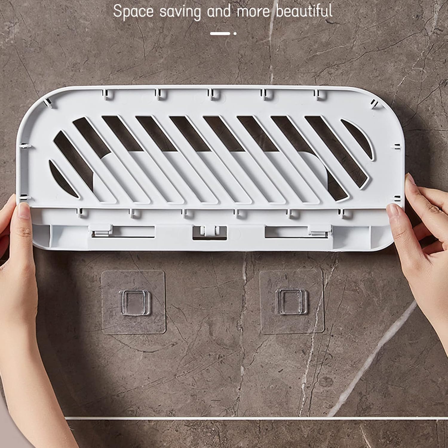 Sonew Foldable Bathroom Shelf Organizer with Drainage
