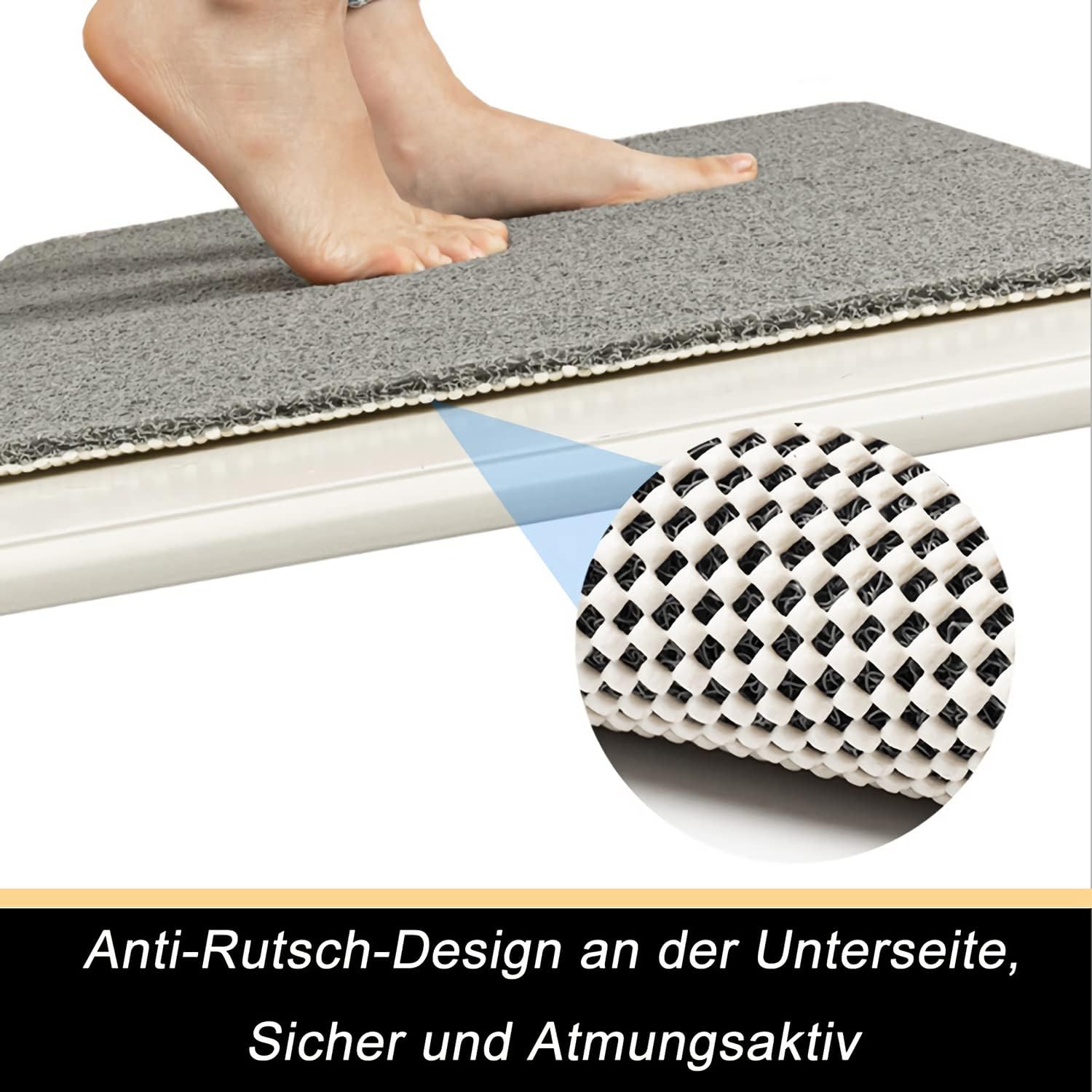 ROIMOE Non-Slip Shower Mat 24x16 Inch