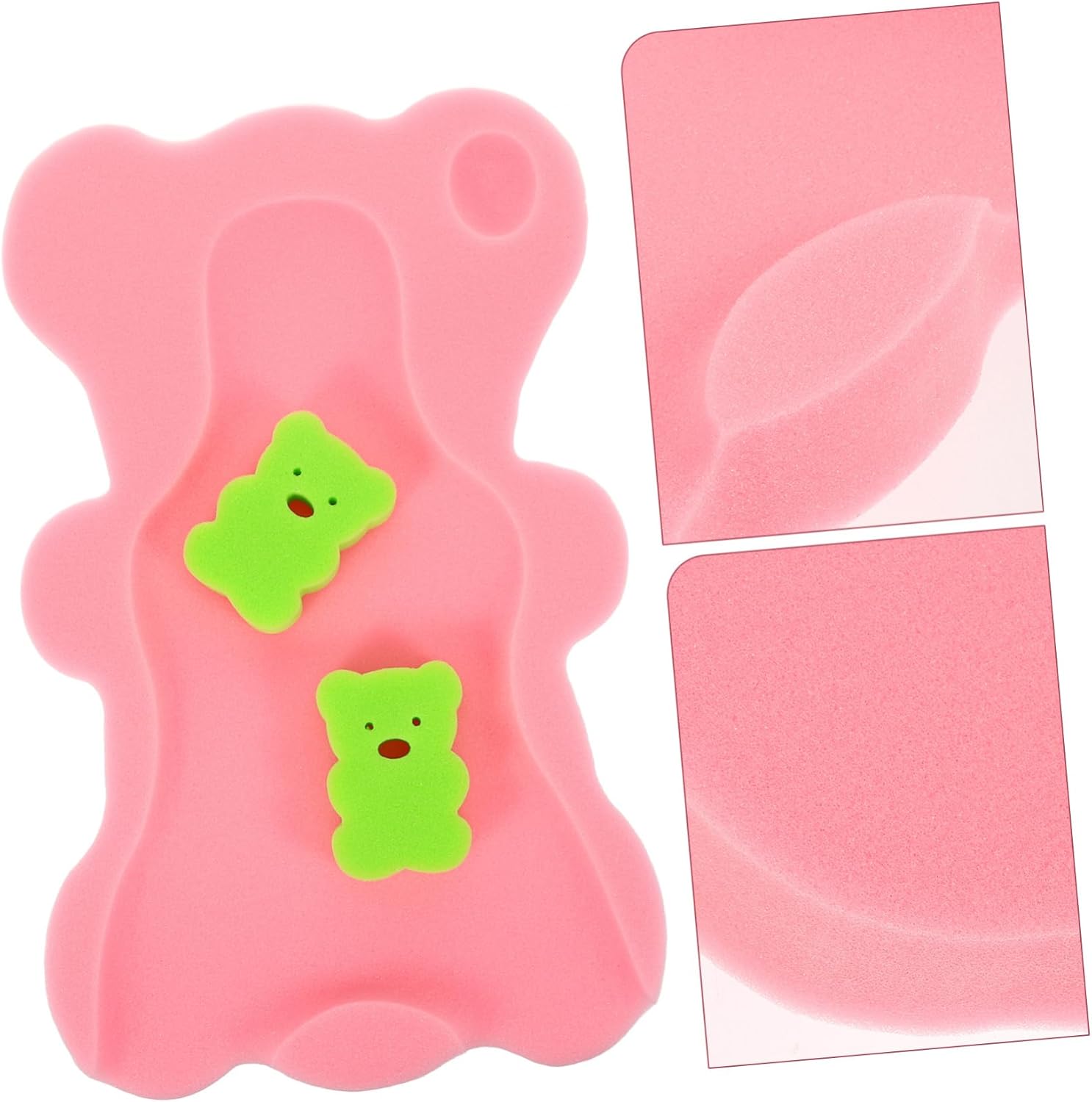 IWOWHERO Bath Sponge Mat for Newborns