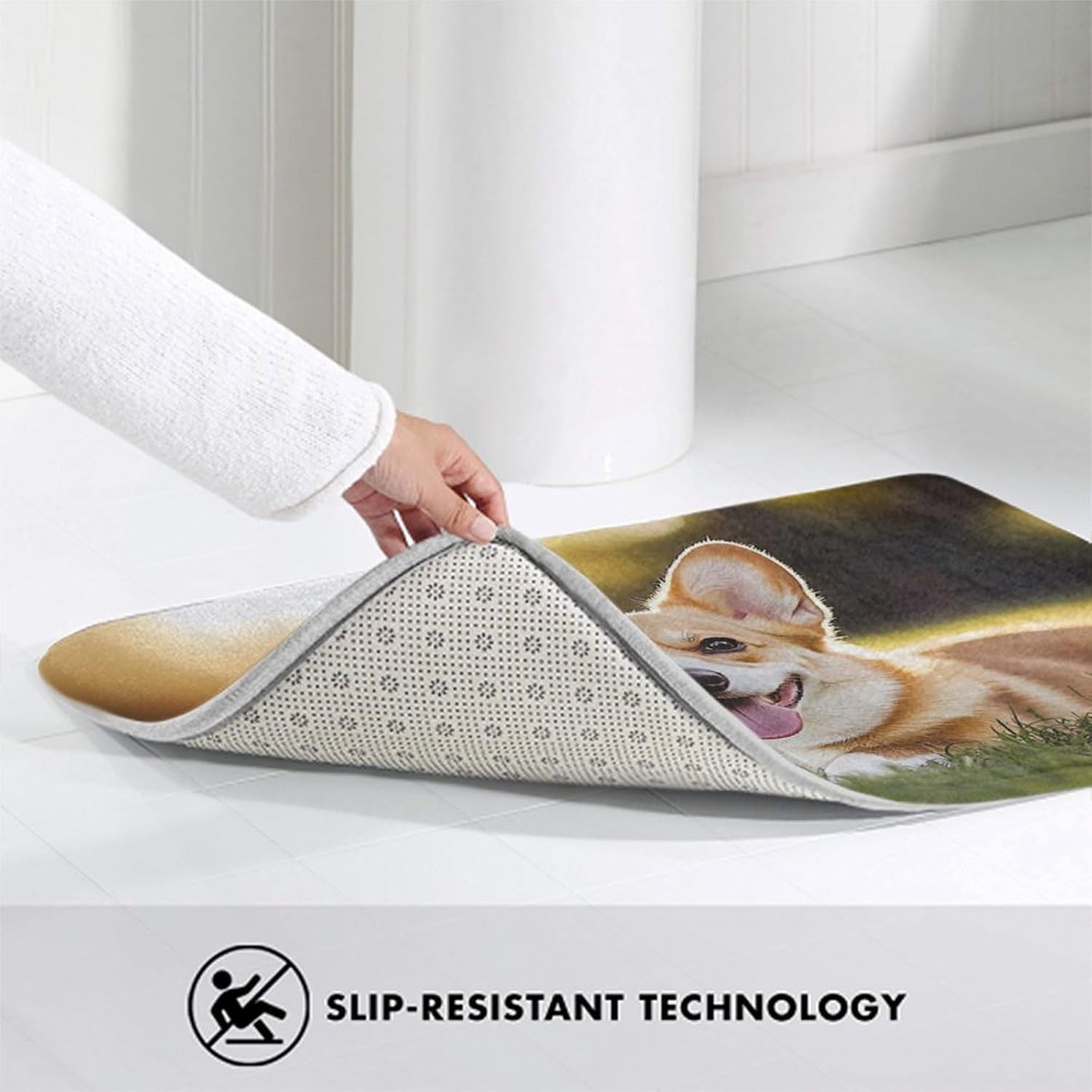 BoomDragon Anti-Slip Bath Mat for Indoor Outdoor Use