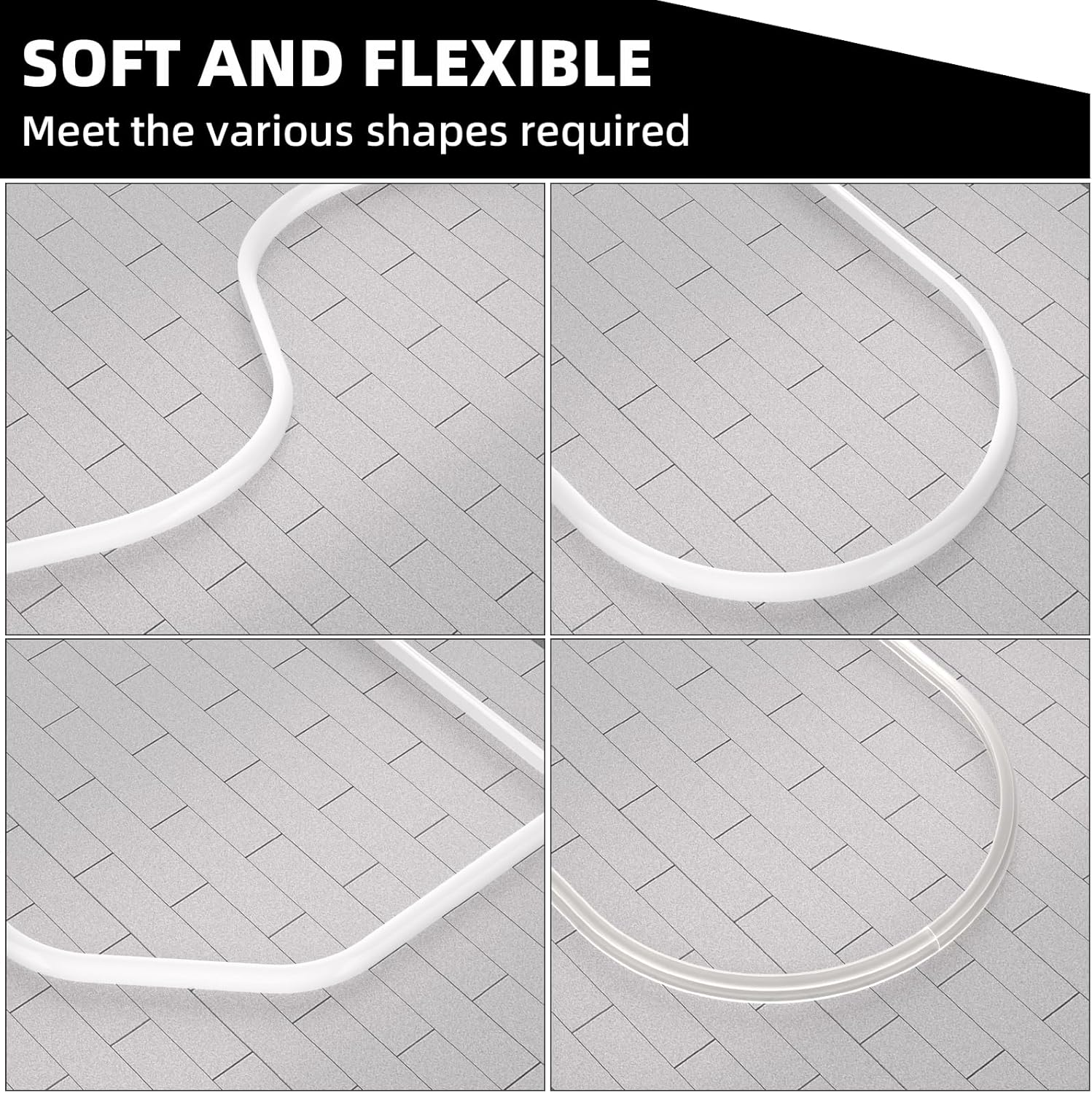 KNEELISA 39 Inch Collapsible Shower Water Barrier
