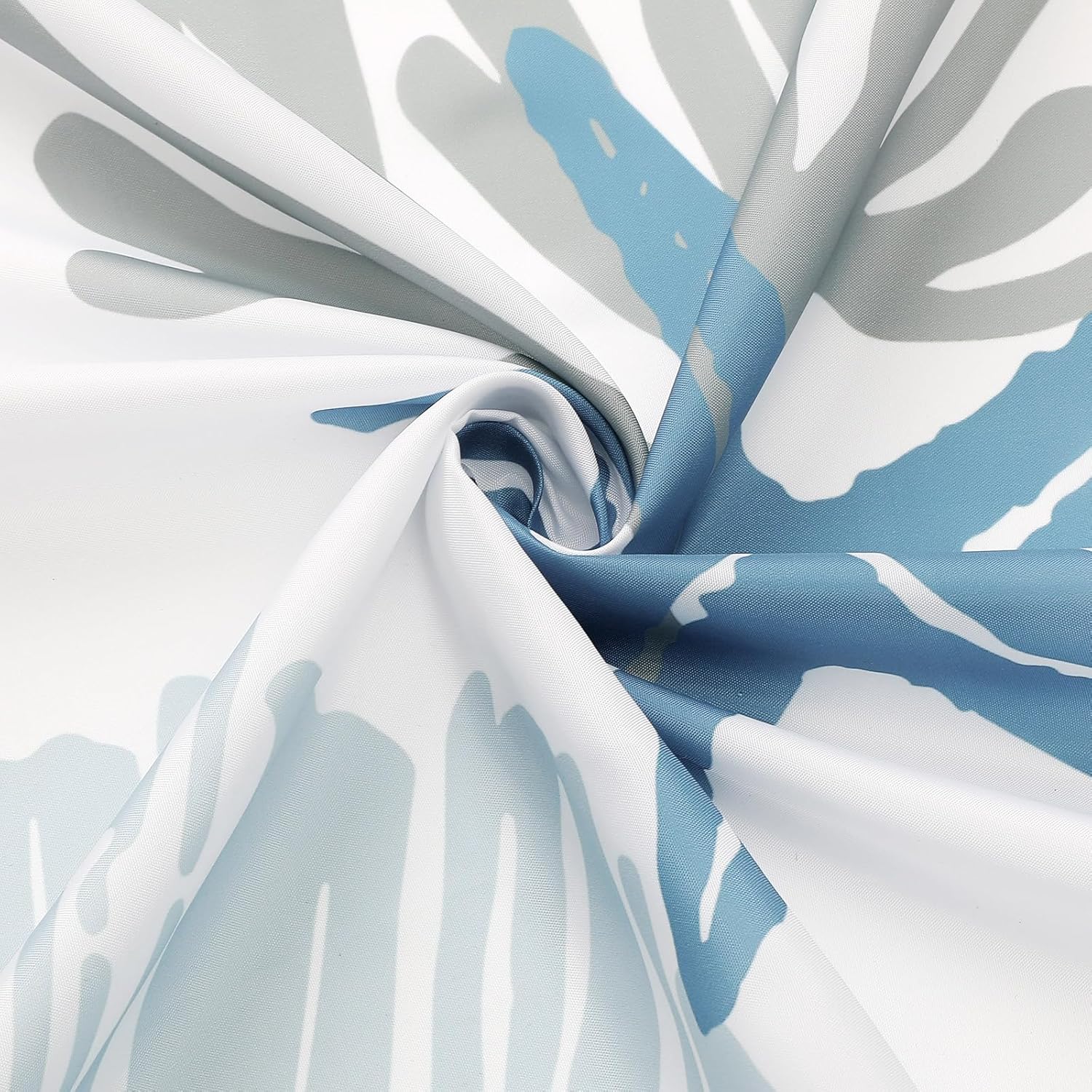 Gibelle Blue Nautical Shower Curtain 72x78 with Hooks