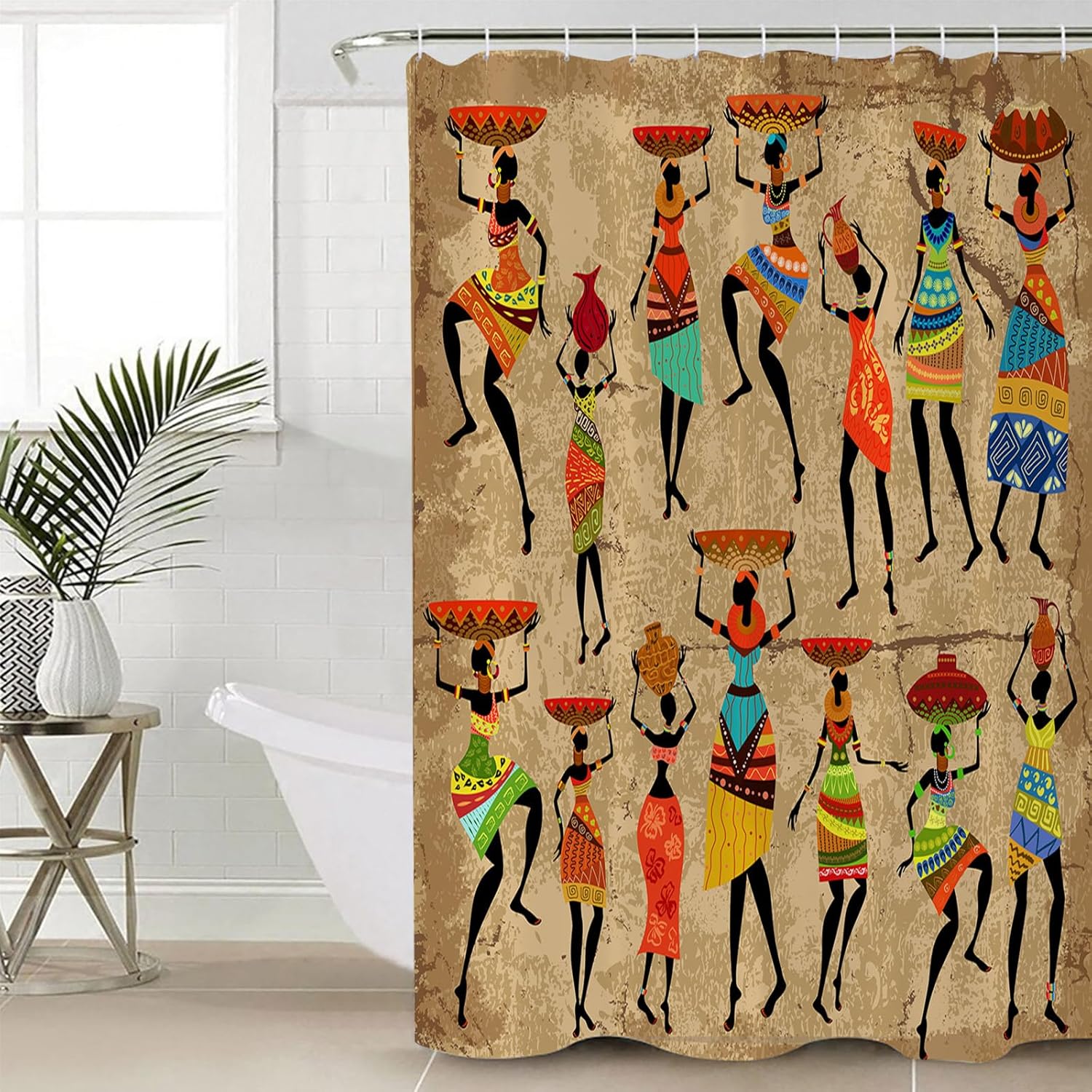 ZOE GARDEN African Women Bohemian Bathroom Set