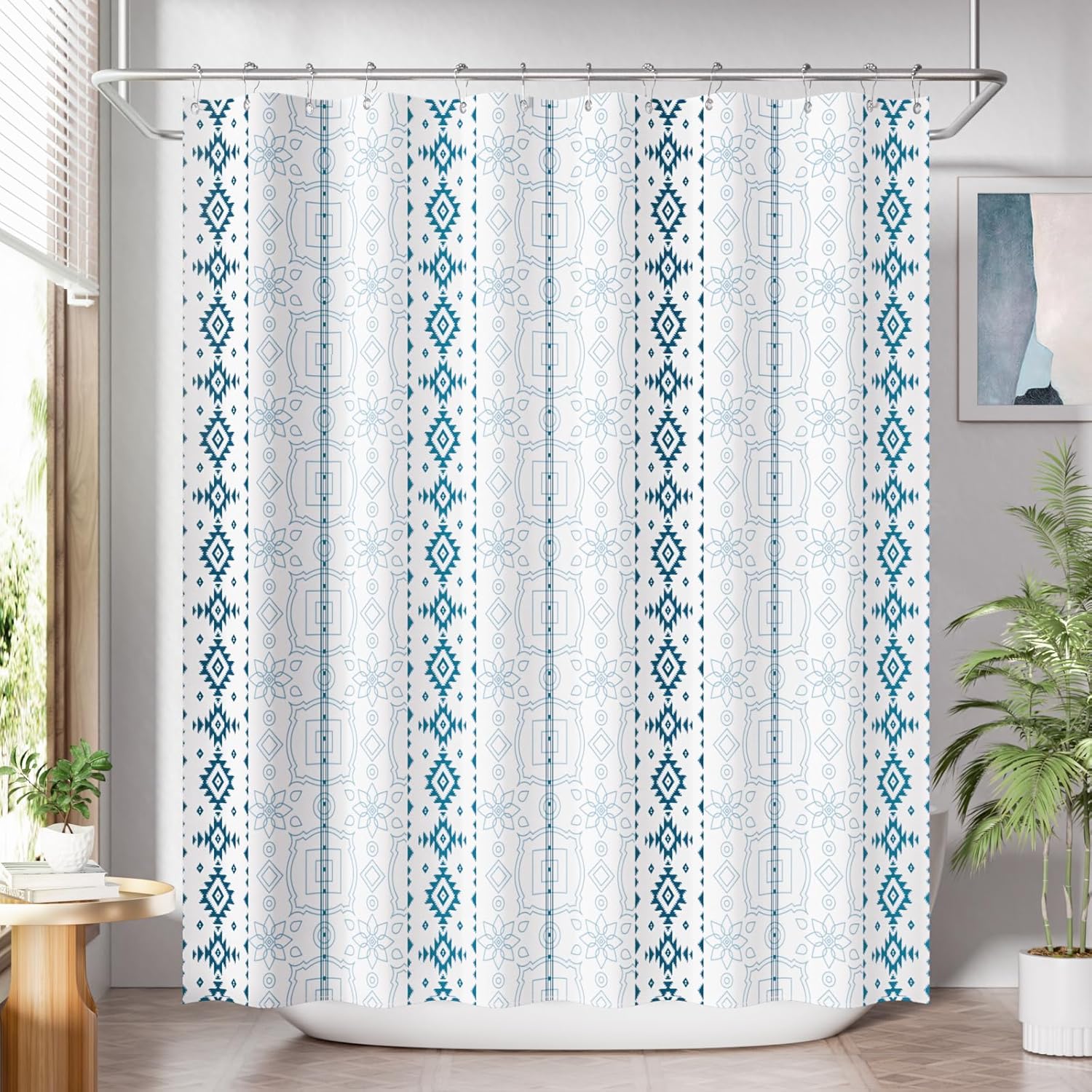 AmazerBath Boho Shower Curtain Set
