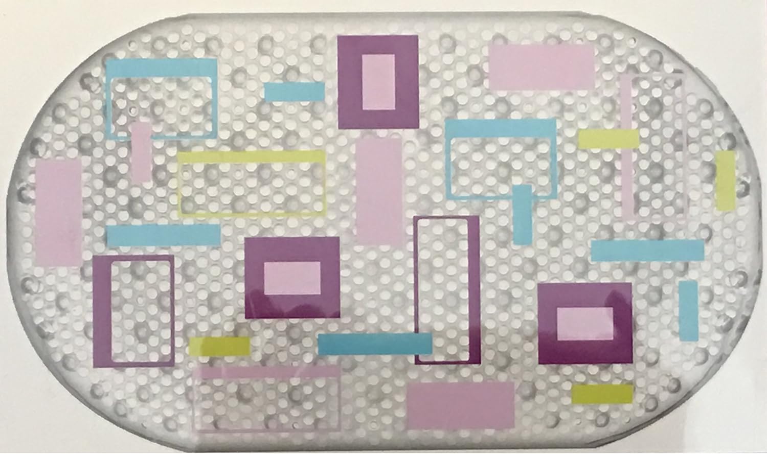 BHP Purple Blue Green Bubble Bathtub Mat 16x28