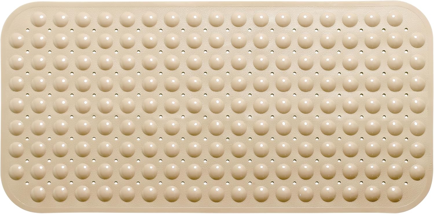 TIKE SMART Large Non-Slip Bathtub Mat 31x16