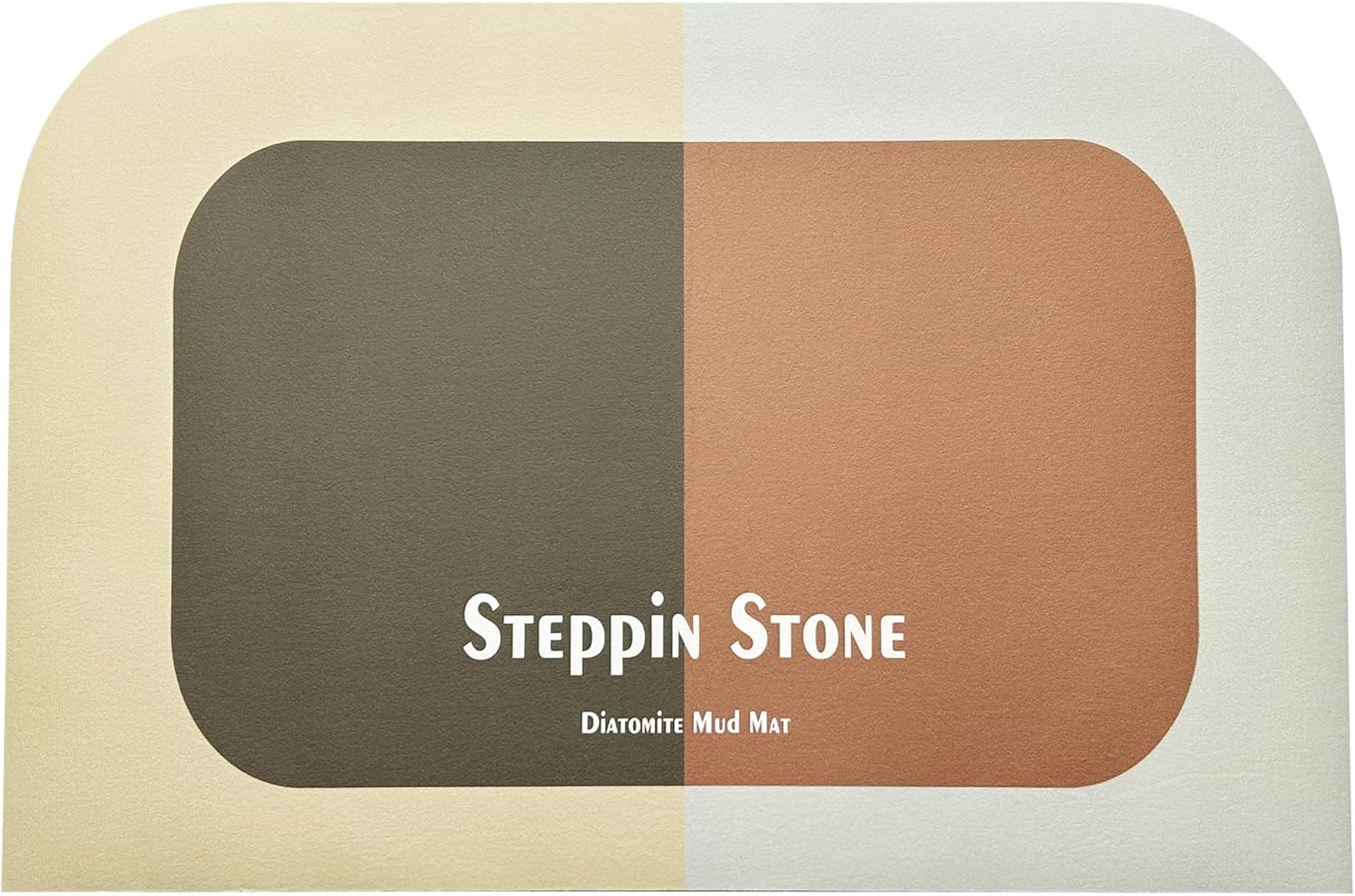 FathersDen Diatomite Stone Bath Mat - Non Slip 236x157 Brown