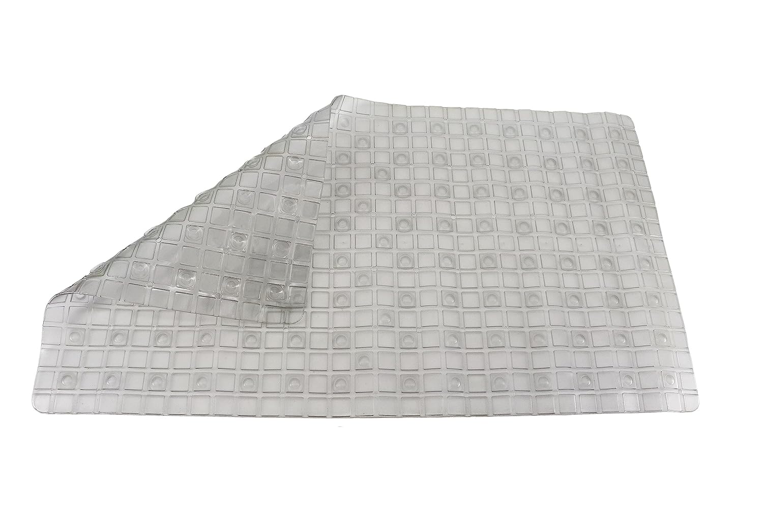 Splash Home Axess Non-Slip Bath Mat with Suction Cups and Drain Holes