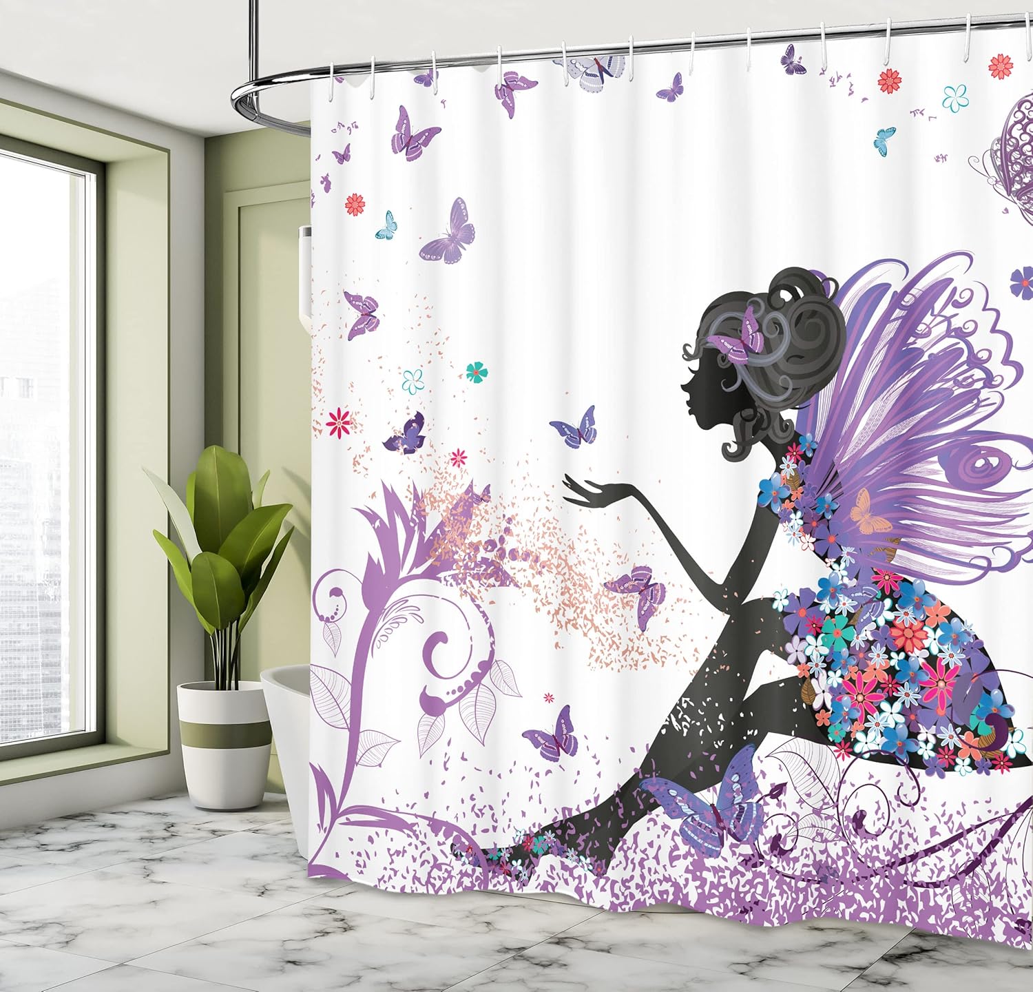 Ambesonne Fantasy Shower Curtain Set